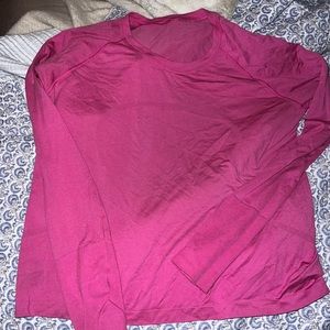 Lululemon Sonic-Pink Long-sleeve Swiftly Tech